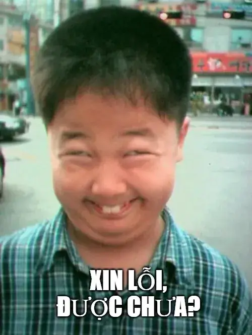 Ảnh chế gương mặt hối lỗi nhây bựa