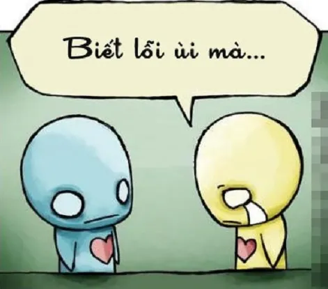 Biểu cảm nhăn nhó nhìn vừa buồn vừa đáng yêu