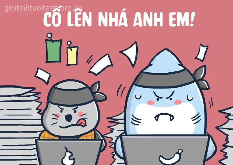 Meme cổ vũ cố lên anh ơi