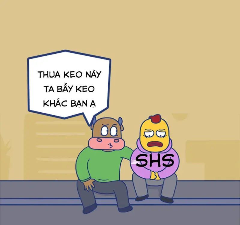 Hình troll cổ vũ kèm tiếng hô dõng dạc mạnh mẽ