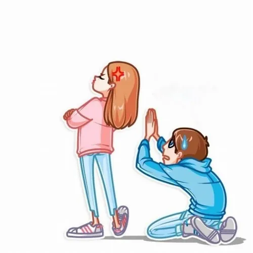 Ảnh vui xin lỗi người yêu kèm dòng “anh sai rồi mà”