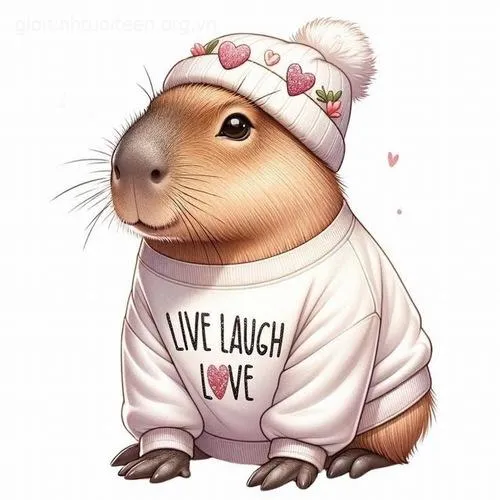 Avatar capybara phong thái độc đáo tạo dấu ấn riêng.