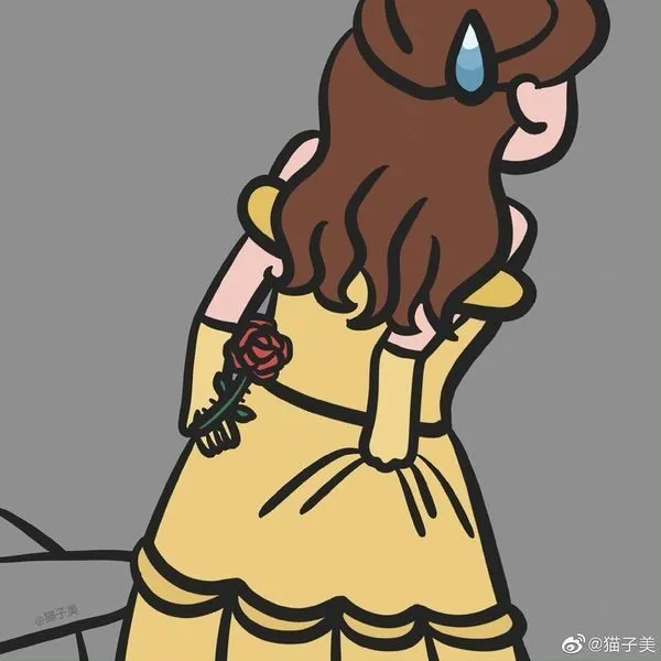 Avatar đôi gãi đít ngớ ngẩn đáng yêu - nữ