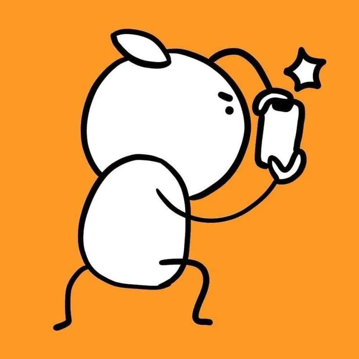 Avatar đôi người que mặt ngơ ngác