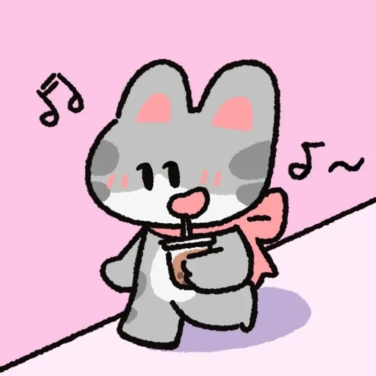 Hình đại diện chibi đôi siêu dễ thương Instagram