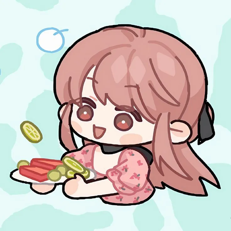 Ảnh đại diện đôi mặt trống rỗng dễ thương