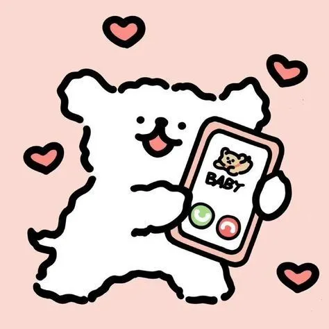 Ảnh đại diện chibi đôi cute tươi vui TikTok