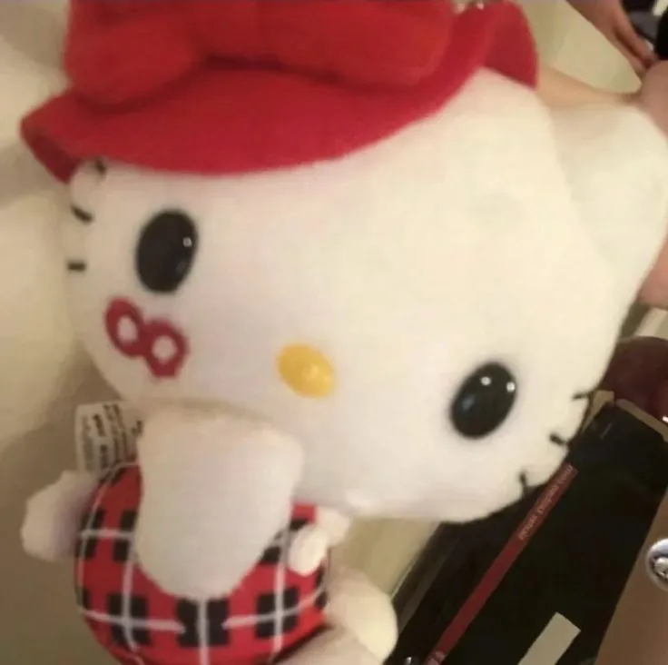 Icon Kitty cute kết hợp phụ kiện hoài cổ trendy.