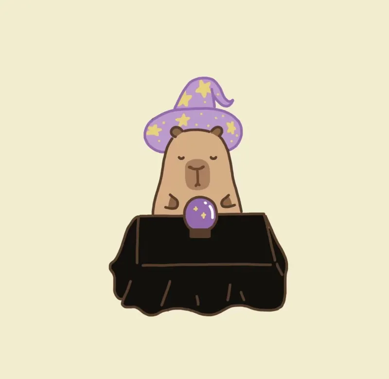 Avatar capybara mini đáng cưng dễ thương.