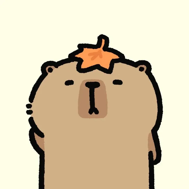 Capybara cute dễ mến cực vui nhộn.
