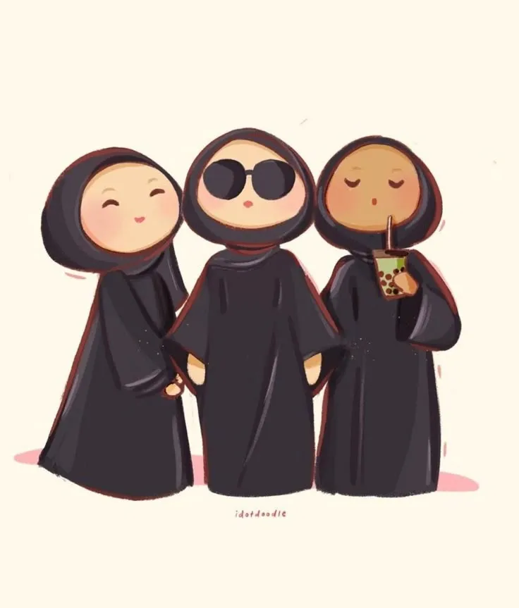 Avatar nhóm 3 người bựa, biểu cảm ngáo ngơ khó đỡ.