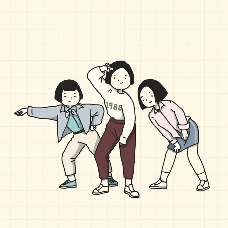 Ảnh đại diện hội 3 bạn ngầu, phong cách cực chất.