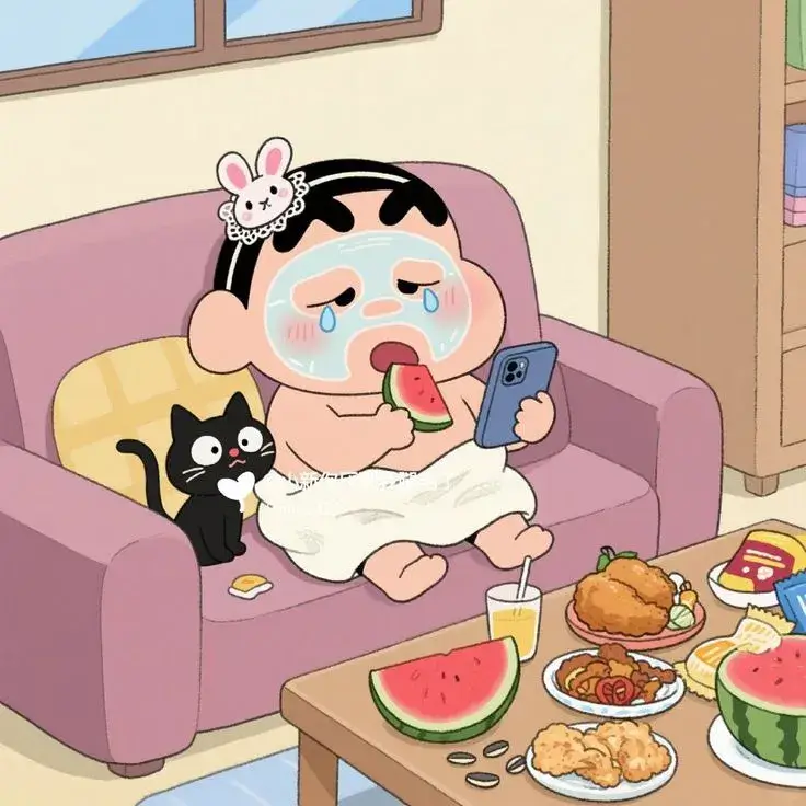 Shin ngơ ngác với biểu cảm ngốc nghếch đầy vui nhộn.