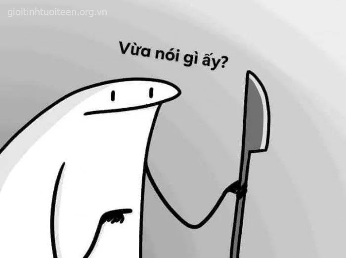 Meme ảnh chế người que cầm phóng lợn siêu hài.