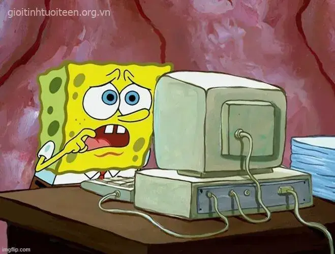 Meme sốc ánh mắt sáng rực méo mó