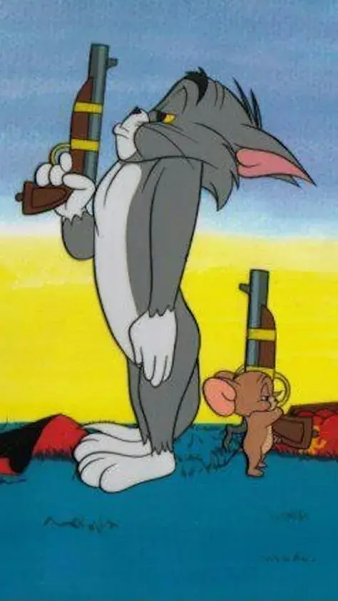 Tom và Jerry đấu súng