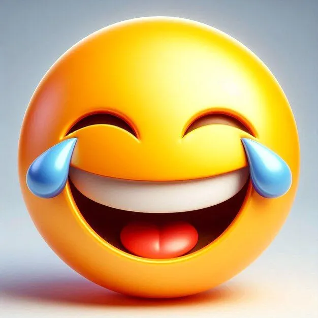 Emoji cười ra nước mắt