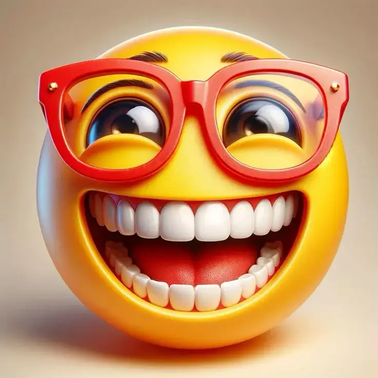 Emoji mặt cười hiền hòa