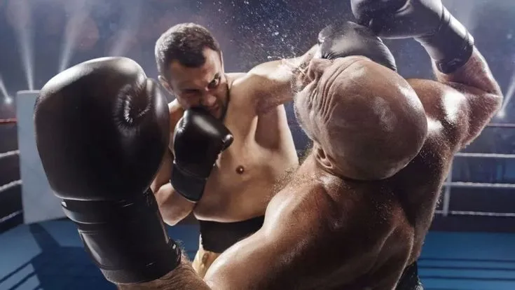 Meme 2 võ sĩ boxing đánh nhau