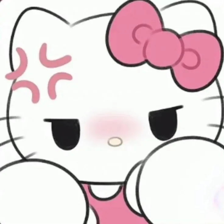 Ảnh chế Hello Kitty giận dỗi