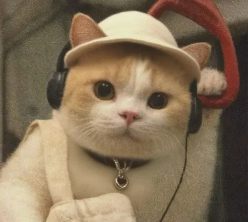 Hình đại diện Zalo ảnh không phản ứng mèo vô tri kèm gương mặt đờ đẫn vui nhộn