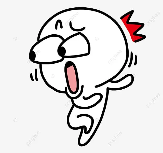 Meme hoảng hốt há mồm ánh mắt căng thẳng