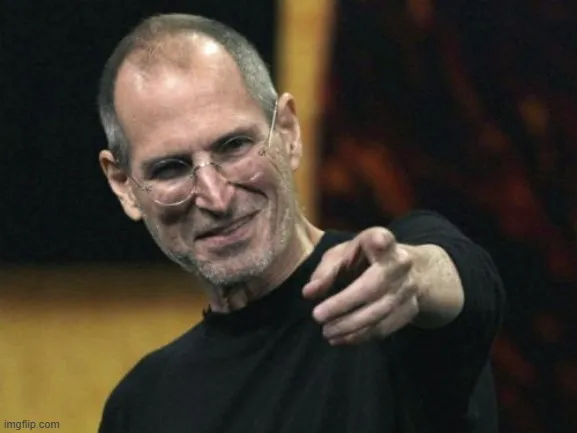 Hình vui Steve Jobs chỉ trỏ troll hài hước bá đạo