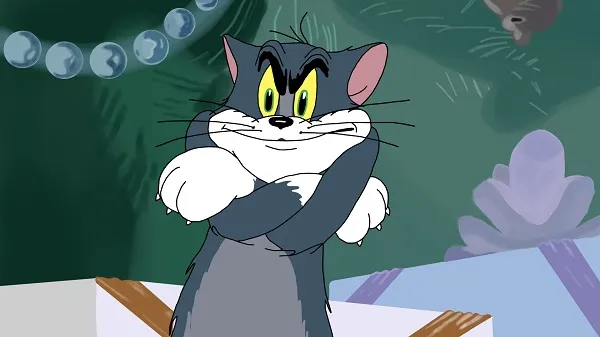 Mèo Tom khoái chí, nụ cười đểu giả.