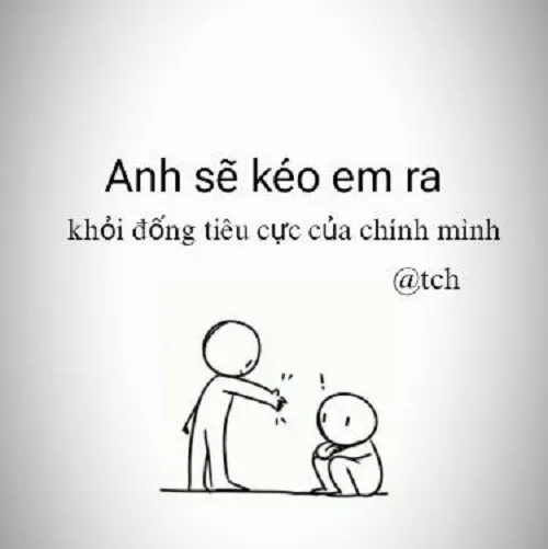 Meme đồng hành ấm áp giúp bạn thấy không đơn độc.