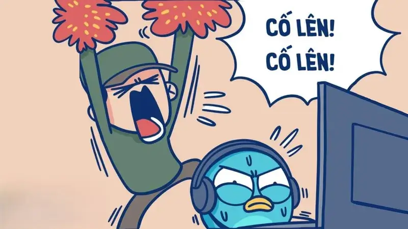 Meme truyền cảm hứng tươi sáng thắp sáng niềm tin.