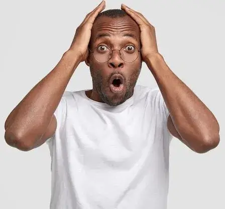 Meme Anh Da Đen Ôm Đầu hài hước khi lo lắng, căng thẳng hay sốc, hốt hoảng