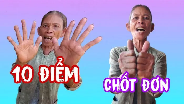 Meme 10 điểm bà già và chốt đơn