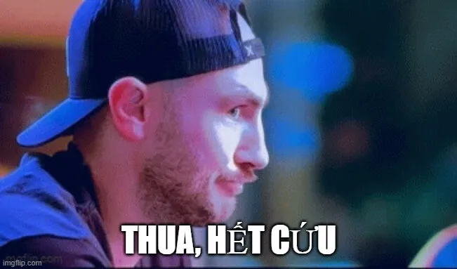 Hình ảnh bất lực, nhìn đời bằng ánh mắt cam chịu.