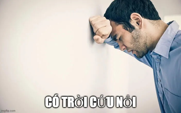 Hình chế hết cứu, nét mặt vừa lầy vừa tuyệt vọng.