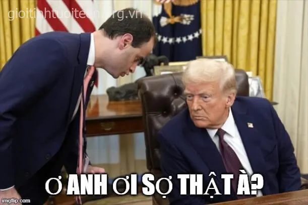 Biểu cảm ngộ nghĩnh kèm dòng chữ “sợ rồi à”