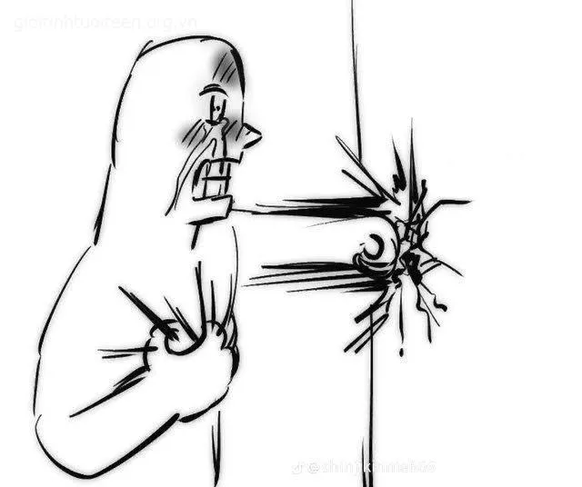 Meme chế hài đấm vào mồm bạn đang nói xạo.
