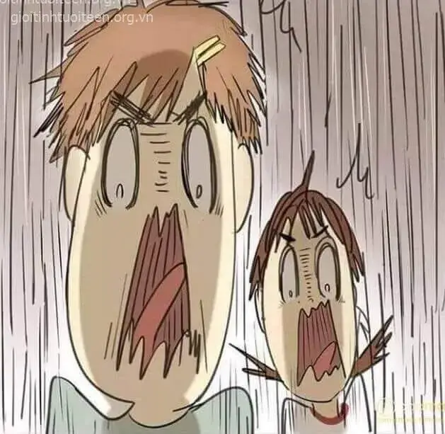 Meme sốc ánh mắt sáng rực, gương mặt lạc lõng