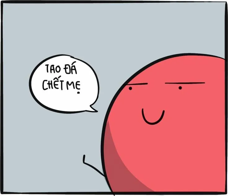 Meme giận dữ, vibe cực căng thẳng.