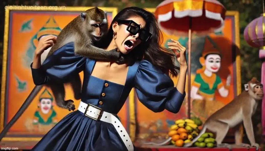 Hình ảnh meme bóp cổ troll cực sáng tạo.