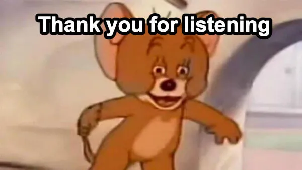 Khuôn mặt meme cúi đầu: “Cám ơn thầy cô lắng nghe”.