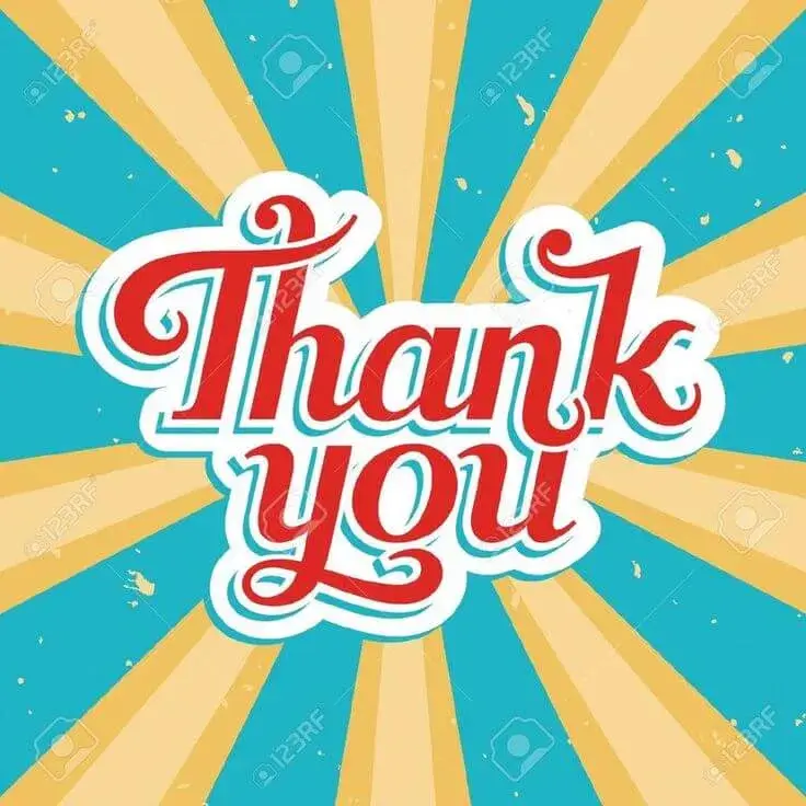 Biểu cảm đáng yêu, chữ in “Xin cảm ơn thầy cô”.