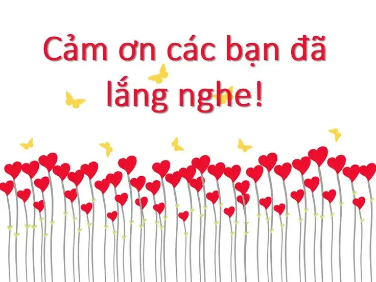 Cám ơn các bạn đã lắng nghe