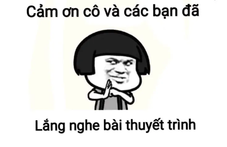 Bộ sưu tập meme cảm ơn đã lắng nghe cực dễ thương cho cuối bài thuyết trình