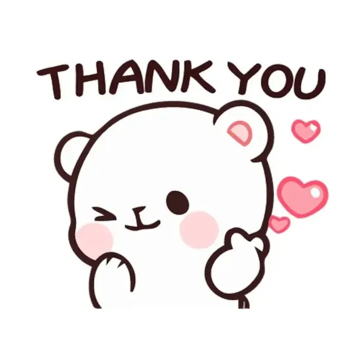 Biểu cảm cảm ơn cute, gương mặt thân thiện.