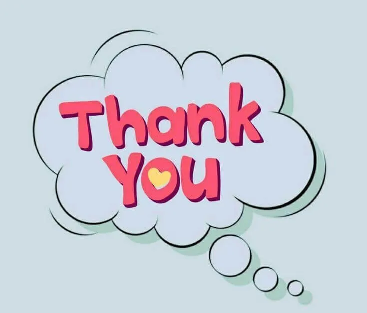 Meme cảm ơn, khuôn mặt rạng rỡ.