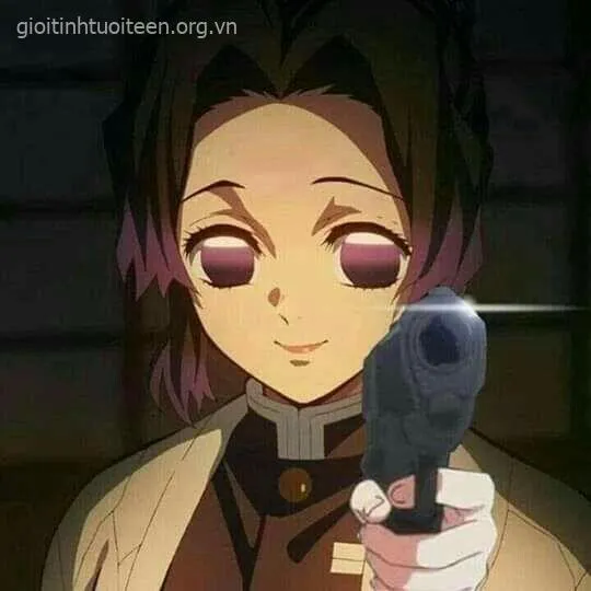 Meme nhân vật hoạt hình cầm súng trông cực ngầu bá.