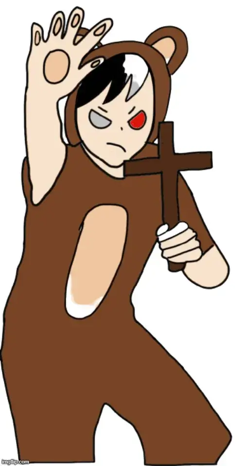 Ảnh nhân vật cầm thánh giá troll vui nhộn