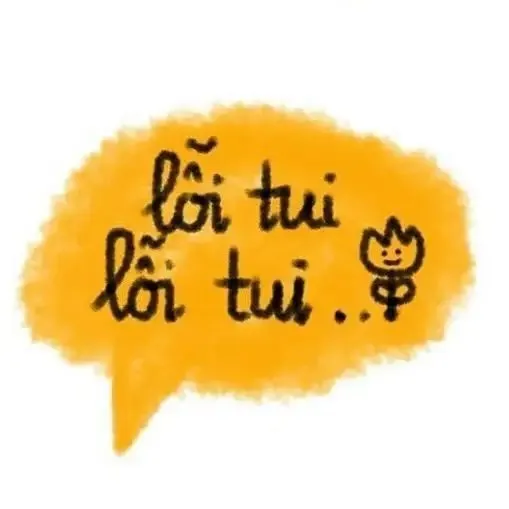 Ảnh chế xin lỗi đáng yêu dí dỏm