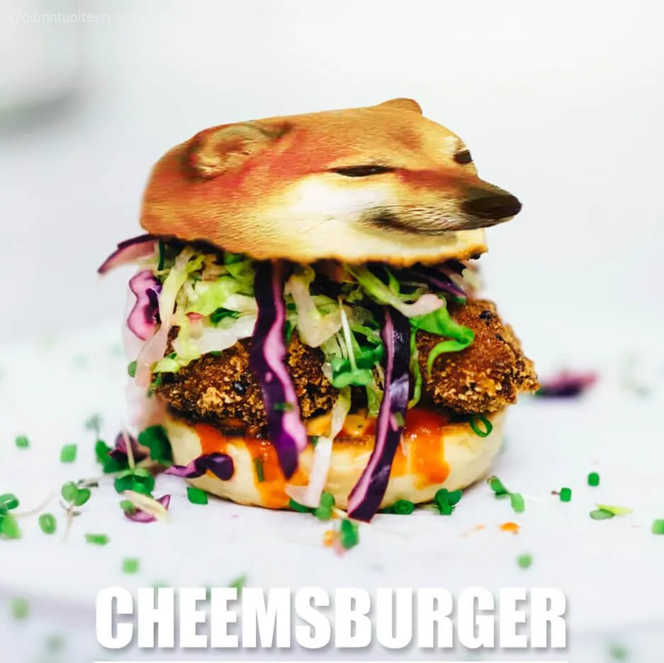 Meme cheemsburger
