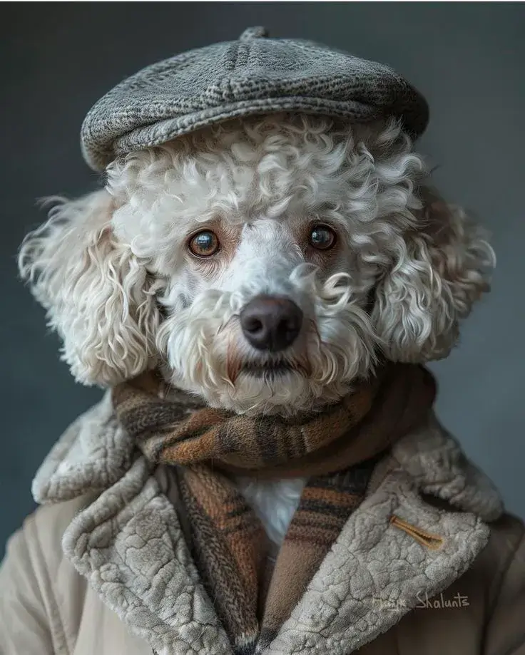 Chó mặc vest cute như nhân vật hoạt hình đời thực